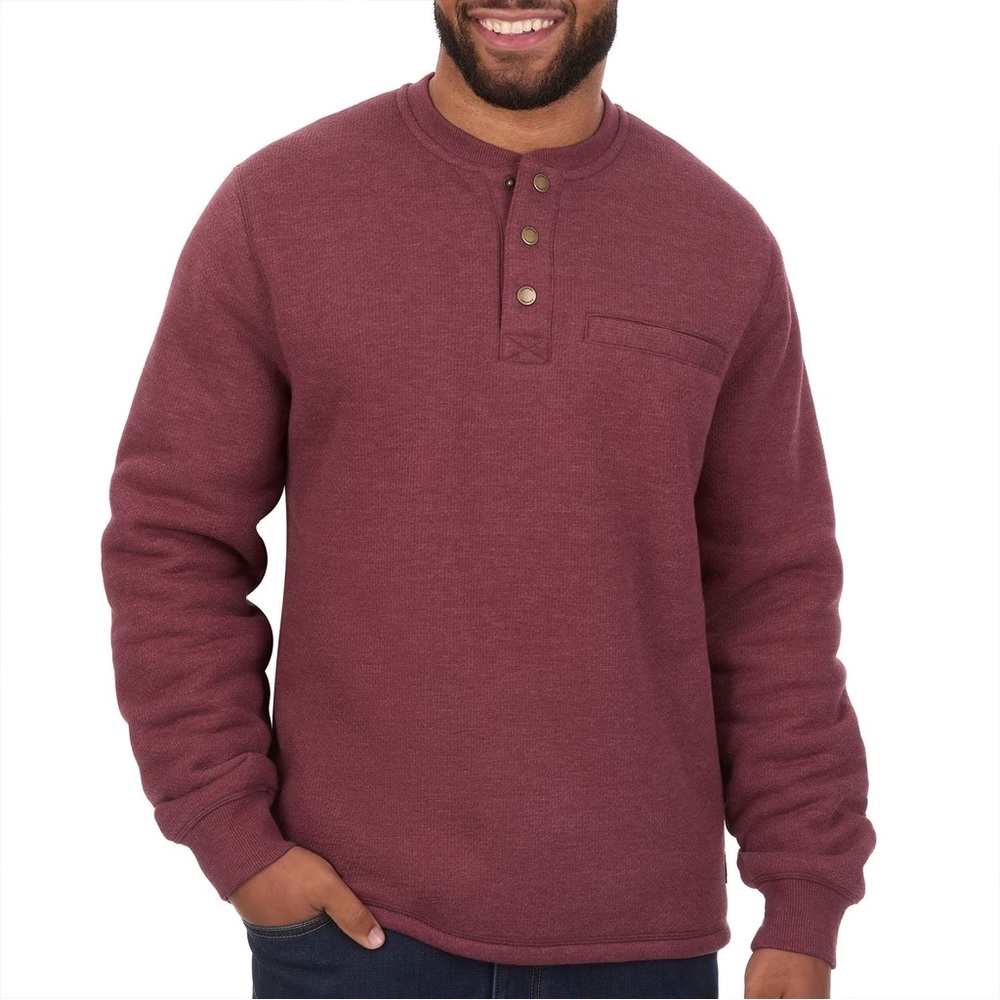 Coleman Men's Sherpa Lined Henley